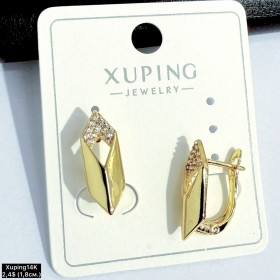 Сережки Xuping14К 10894 (1.8см.)